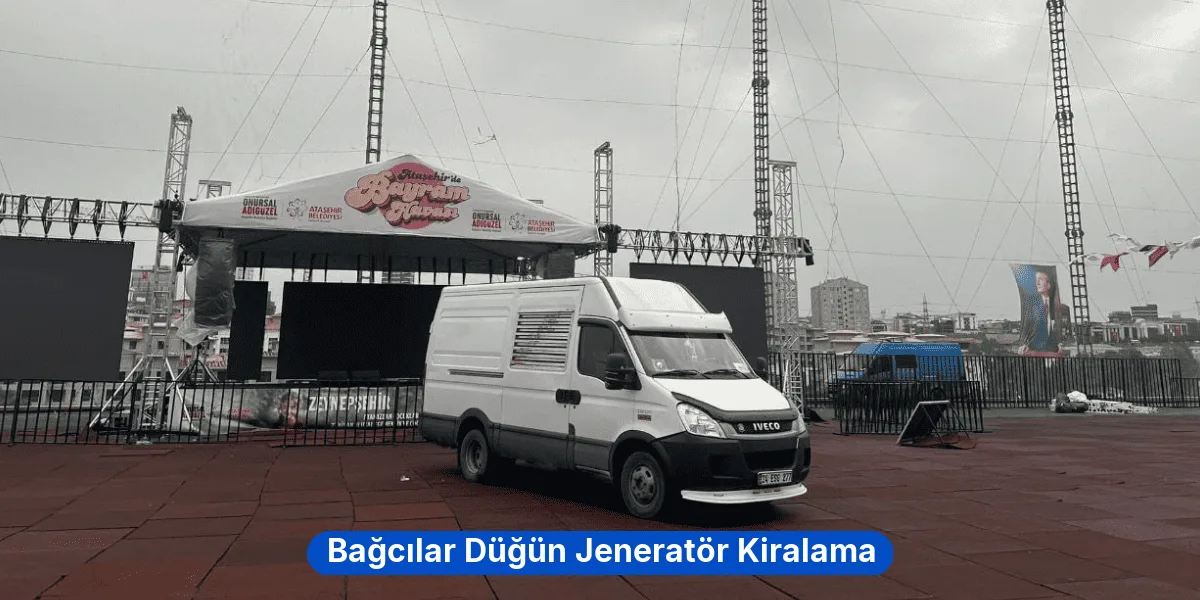 Bağcılar Düğün Jeneratör Kiralama